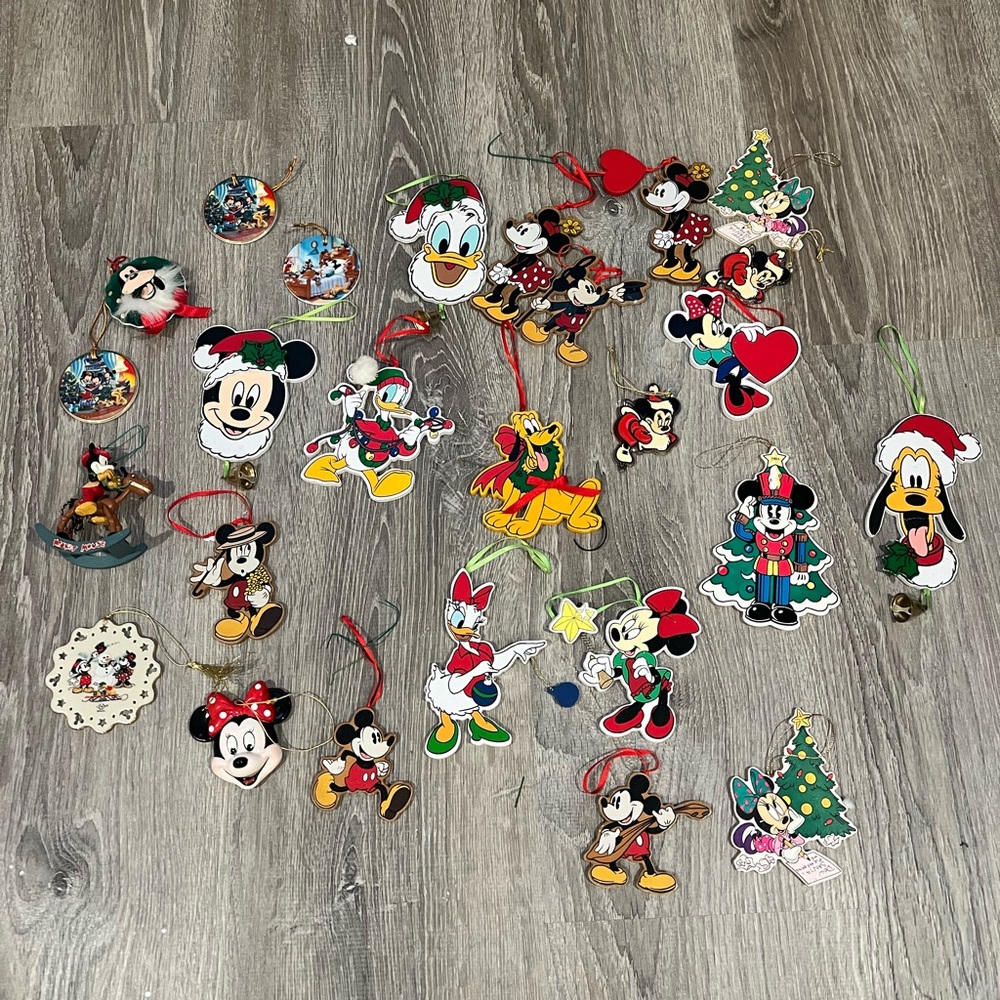 Disney wood ornaments